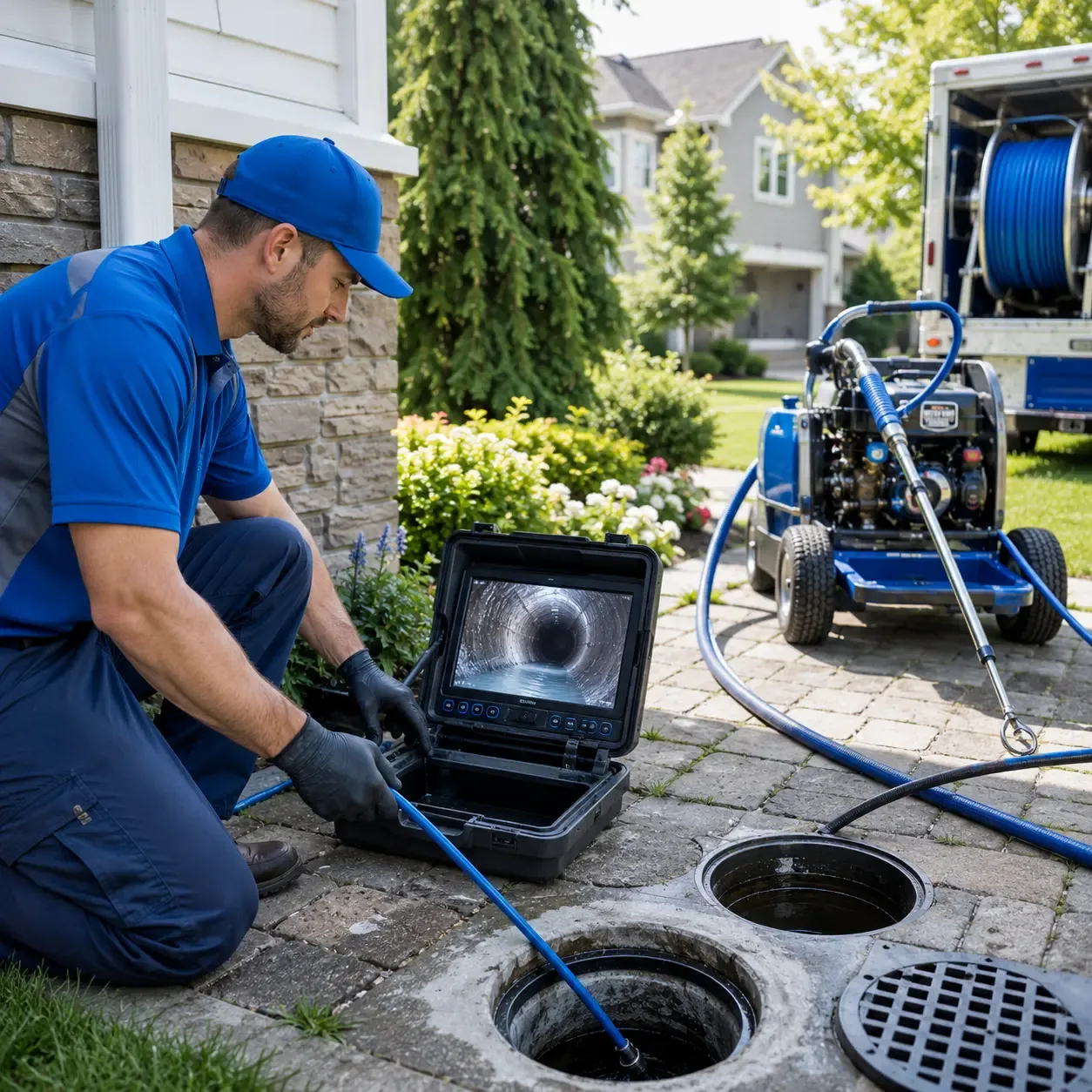 Outdoor drain cleaning professionals serving Rolling Prairie, IN